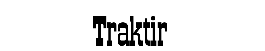 Traktir Font Download Free