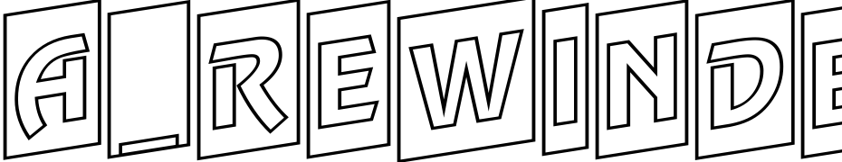 A_Rewinder Titul Cm Otl Up Font Download Free