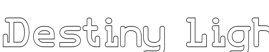 Destiny Light Font Download Free