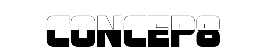 A_Concepto Titul Nr B&W Font Download Free