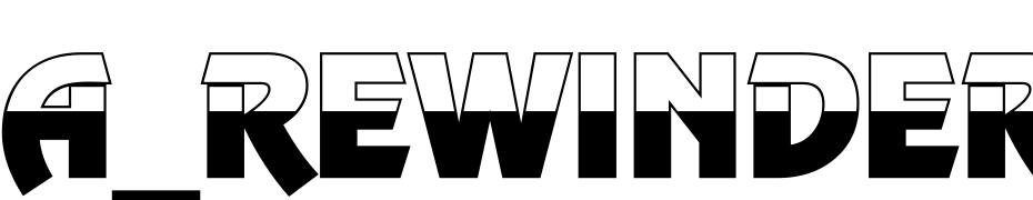 A_Rewinder Titul BW Bold Font Download Free