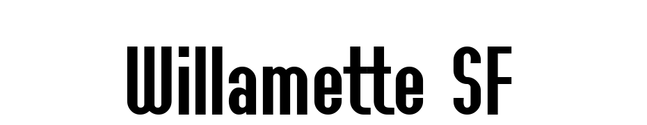 Willamette SF Font Download Free