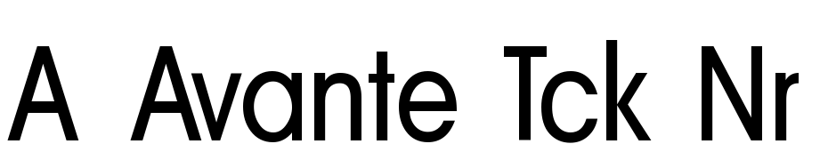 A_Avante Tck Nr Scarica Caratteri Gratis
