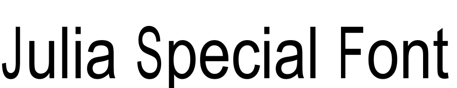 Julia Special Font Font Download Free