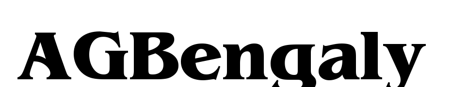 AGBengaly Bold Font Download Free