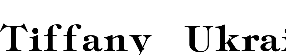 Tiffany Ukraine Light cкачати шрифт безкоштовно