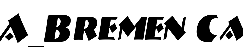 A_Bremen Caps Nr Bold Italic Font Download Free