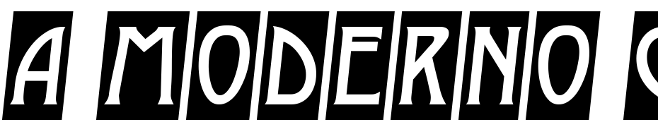 A_Moderno Cm Obl Font Download Free