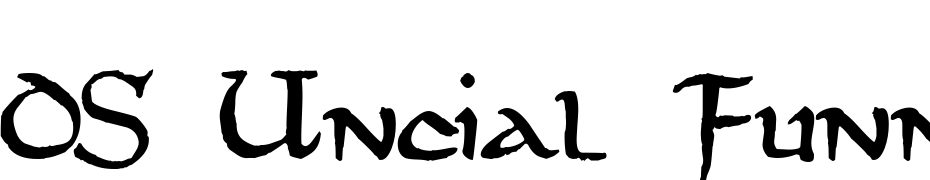 DS Uncial Funny Hand Medium cкачати шрифт безкоштовно