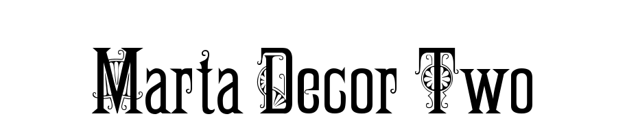 Marta Decor Two Font Download Free