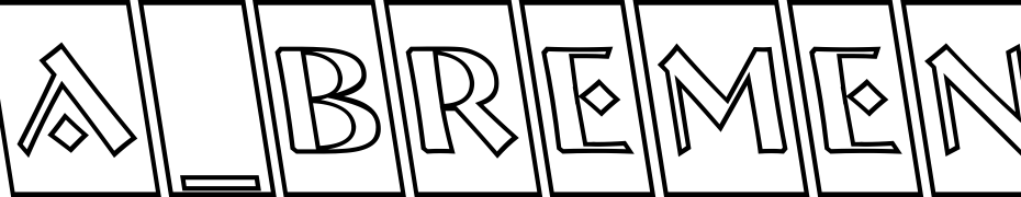 A_Bremen Cm Otl Rev Obl Font Download Free