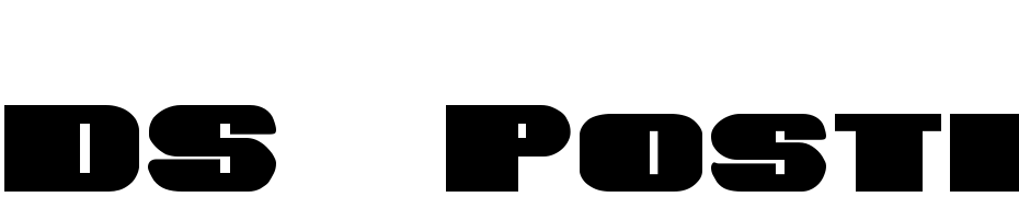 DS Poster Font Download Free