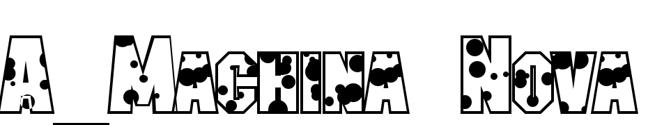 A_Machina Nova Drp Regular Font Download Free