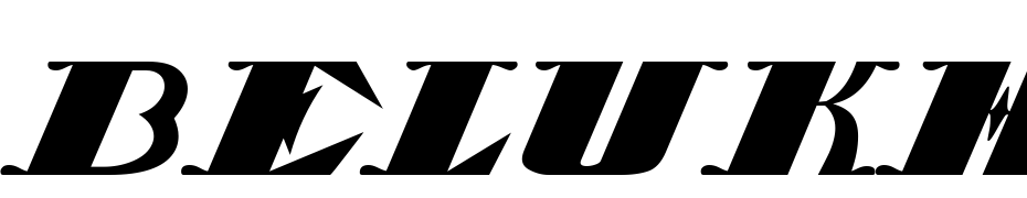 Belukha Capital Font Download Free