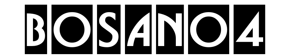 A_Bosa Nova Cm Bold Font Download Free