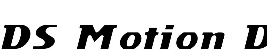 DS Motion Demo Italic Font Download Free