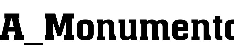 A_Monumento Demi Bold Font Download Free