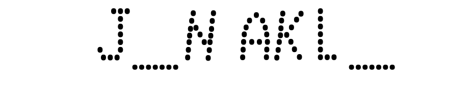 J_NAKL_ Font Download Free