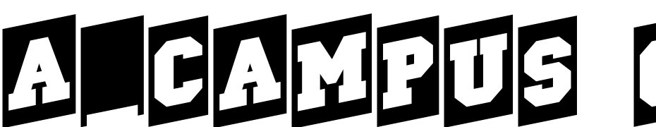 A_Campus Cm Up Font Download Free