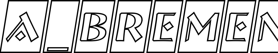 A_Bremen Cm Otl Obl Font Download Free