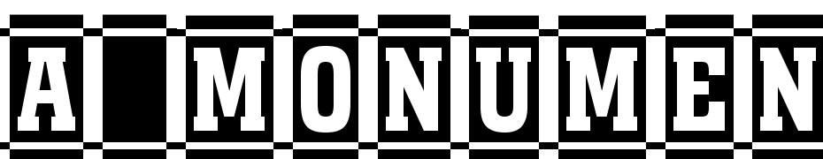A_Monumento Ttl Nr Dc Cm Font Download Free