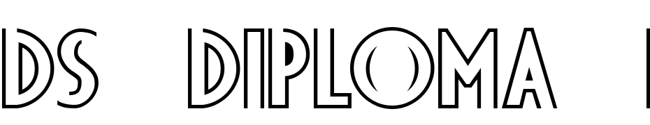 DS Diploma DBL Bold Font Download Free