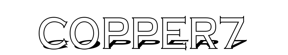 A_Copper Goth Titul3D Font Download Free