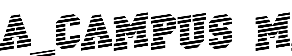 A_Campus Marine Up Font Download Free