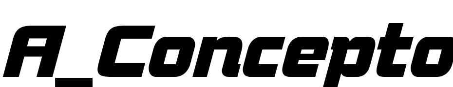 A_Concepto Bold Italic Font Download Free