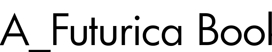 A_Futurica Book Font Download Free