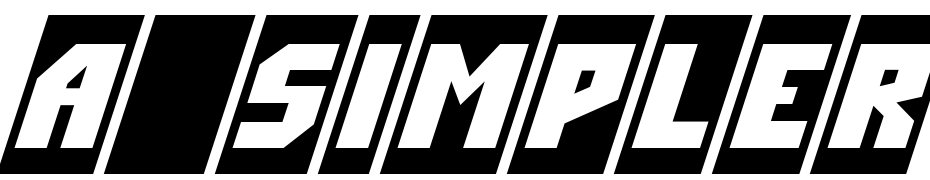 A_Simpler Cm Dnm Font Download Free