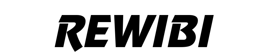 A_Rewinder Bold Italic Polices Telecharger