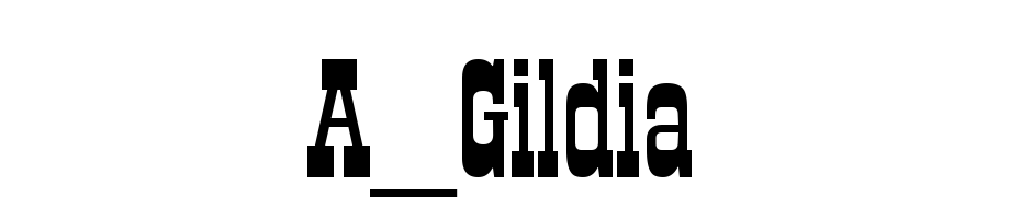 A_Gildia Font Download Free