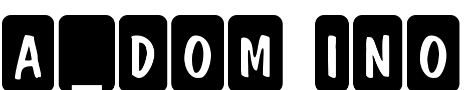 A_Dom Ino Cm Rnd Crn Font Download Free