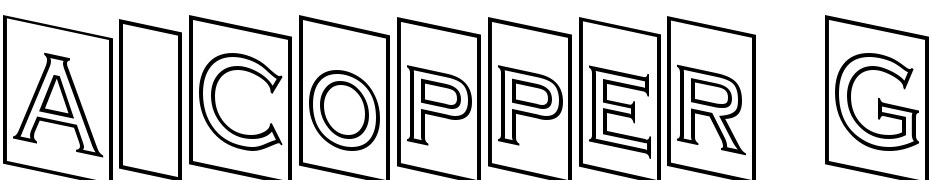 A_Copper Goth Cm Dn Otl Font Download Free