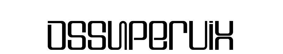 Dssupervix Font Download Free