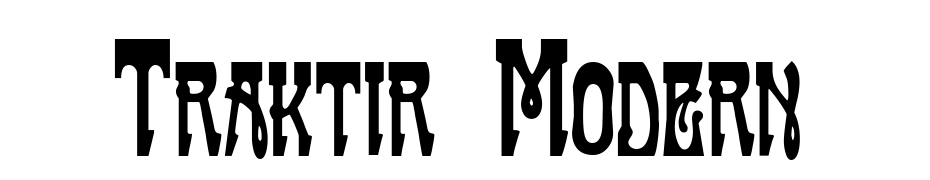 Traktir Modern Font Download Free