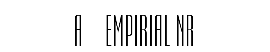 A_Empirial Nr Font Download Free