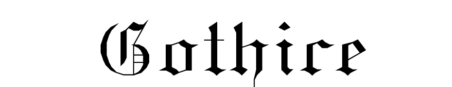 Gothic E Fuente Descargar Gratis