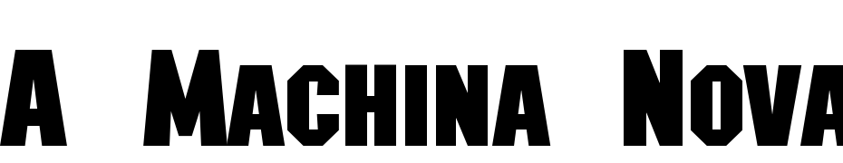 A_Machina Nova Cps Bold Font Download Free