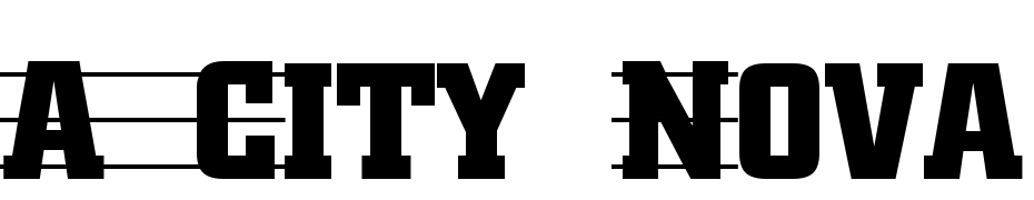 A_City Nova Tt D3Str Cmb Font Download Free