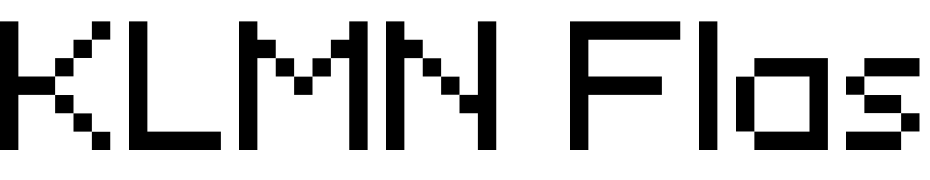 KLMN Flash Pix Font Download Free