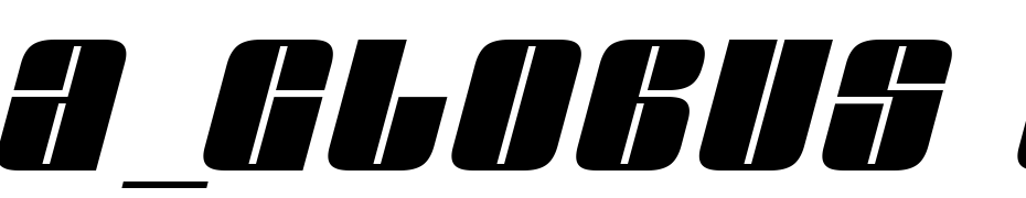 A_Globus Oblique Font Download Free
