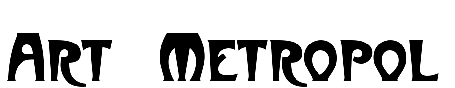 Art Metropol Font Download Free