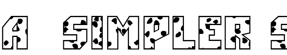 A_Simpler Spot Font Download Free