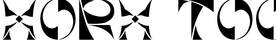 Xorx_Toothy Cyr Scarica Caratteri Gratis