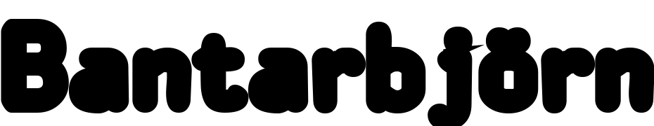 Bantarbj&ouml;rn Heavy Font Download Free