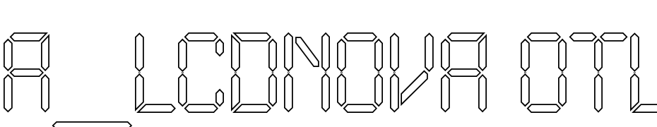 A_LCDNova Otl Font Download Free