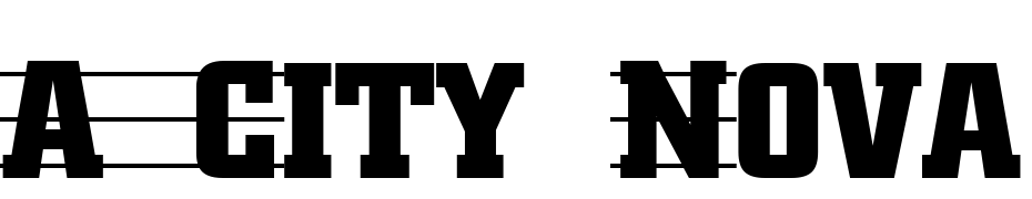 A_City Nova Tt D3Str Cmb Font Download Free