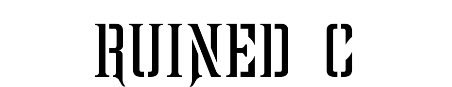 Ruined C Font Download Free
